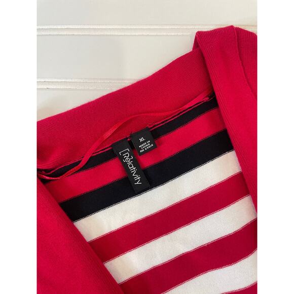 Relativity & Philosophy Stretchable Dotted Pants & Stripe Cardigan Bundle Sz XL - Picture 6 of 12